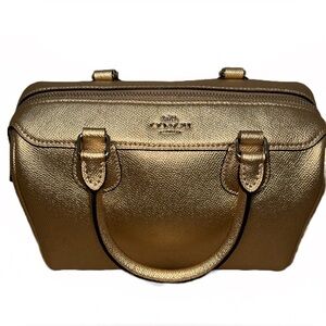 Coach Metallic Mini Bennet Satchel